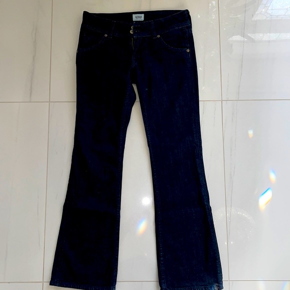 Hudson Dark Denim Low Rise Boot Cut Jeans Size 27 - Picture 2 of 7